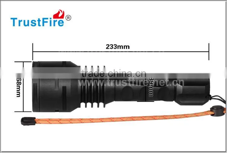 Trustfire DF003 CREE diving light hot wholesale Led Flashlight(2*26650),3000lumens diving torches to 100M waterproof flashlights