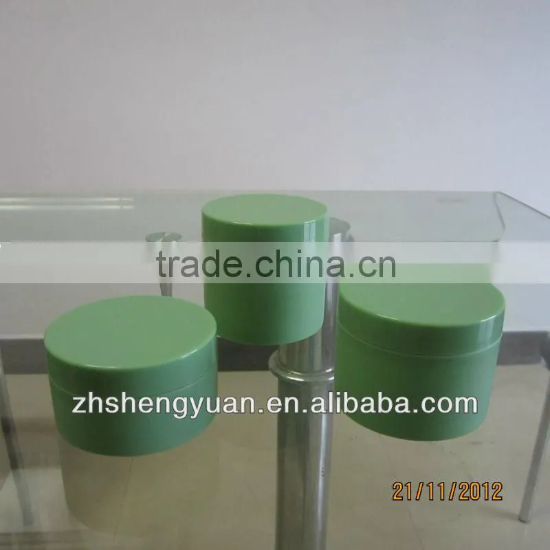 colorful round cosmetics PP jar for sale