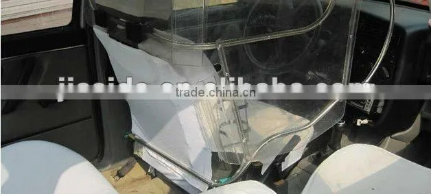 PC solid sheet for taxi driver protection
