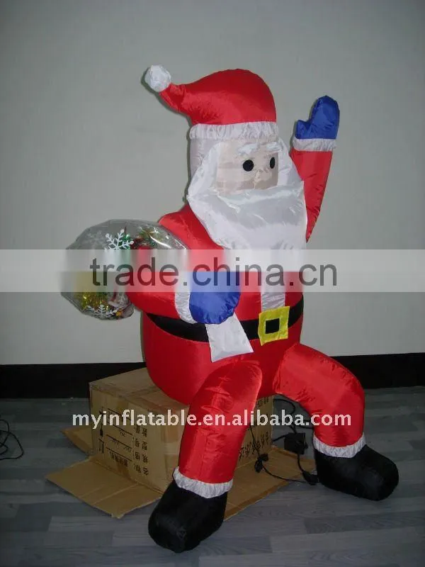christmas inflatable santa