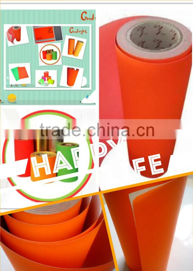 red fluorescent label paper