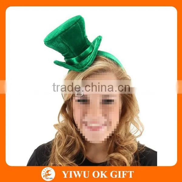 St Patrick's Day Mini Top Hat Headband