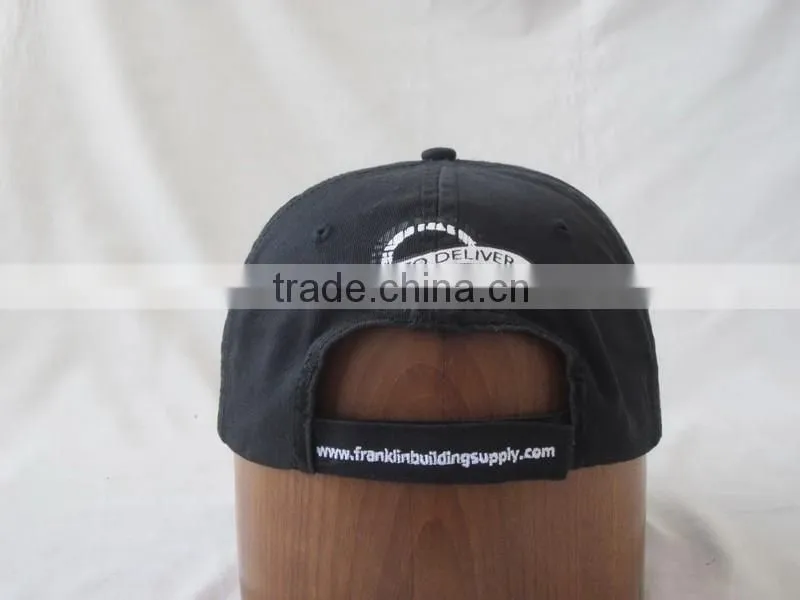 High Quantity promotional black baseball cap