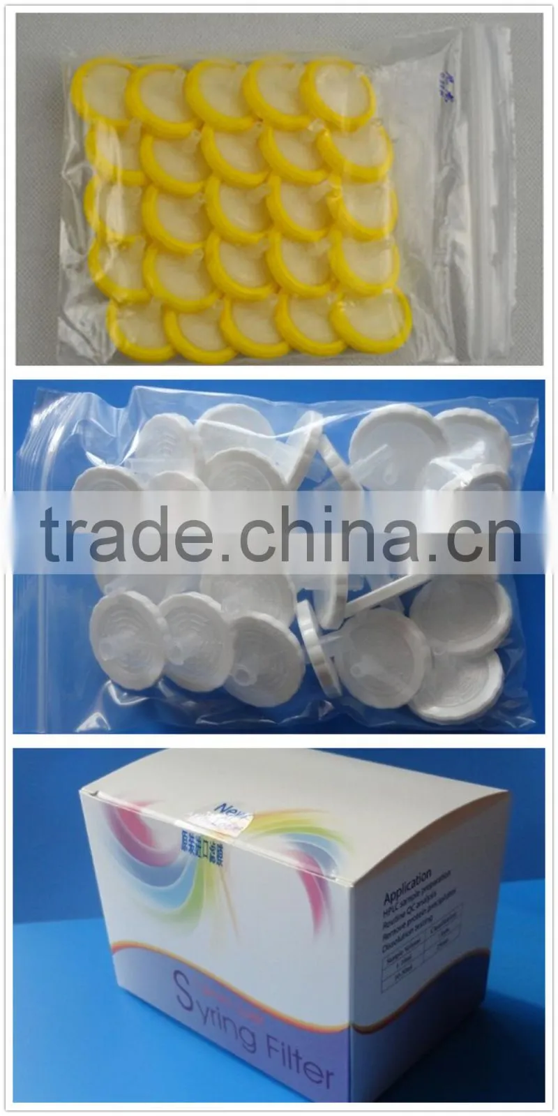 Disposable syringe filter millipore 0.22um