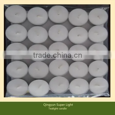 white tea light candle 14g