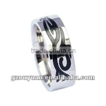 New High Quality Titanium Steel Promise Ring Couple Valentine Wedding Bands
