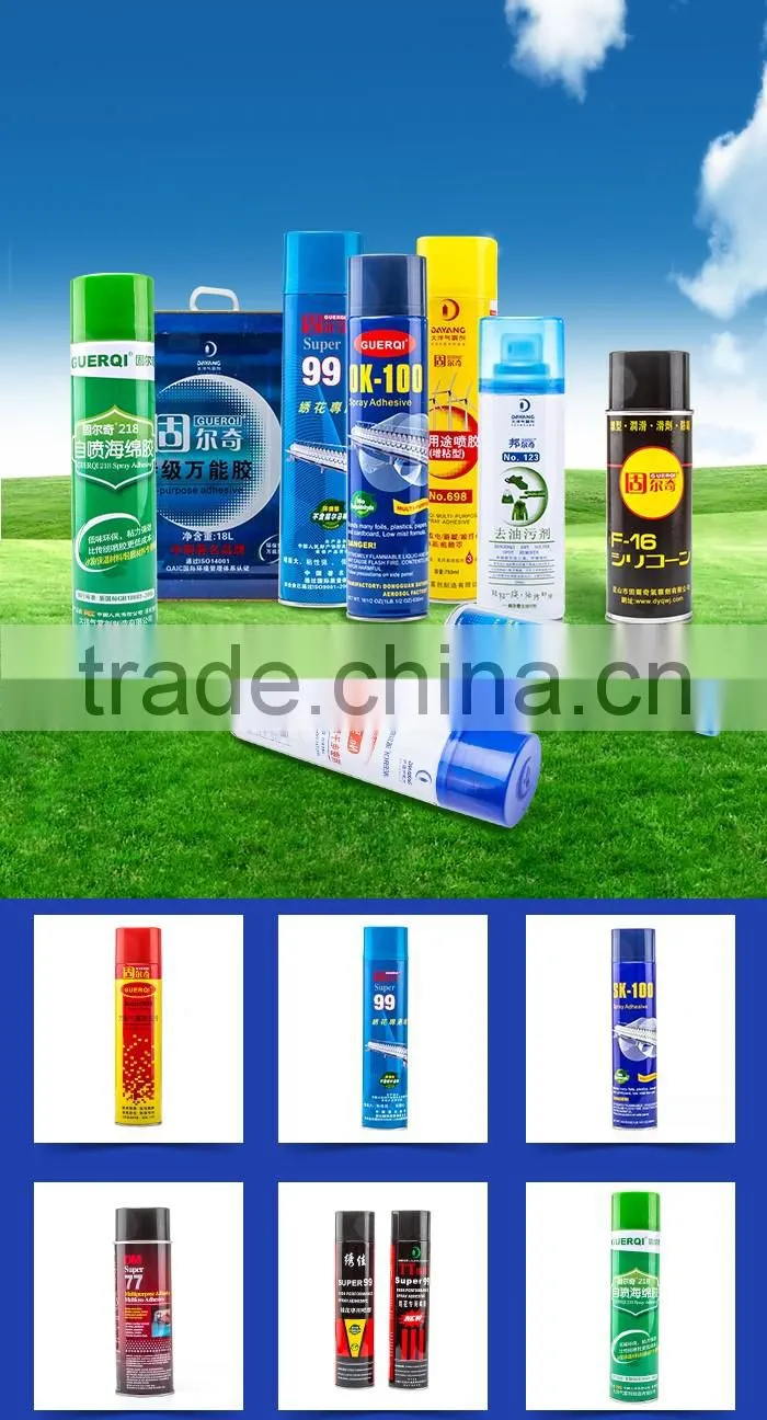 Multipurpose Silicone Sealant Aerosol Adhesive Spray