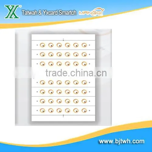 High quality RFID contactless smart card inlay