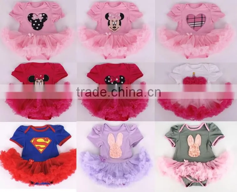 2016 Baby Girls Dress Cute Short Sleeve Spring Sport Princess Style Party Clothing