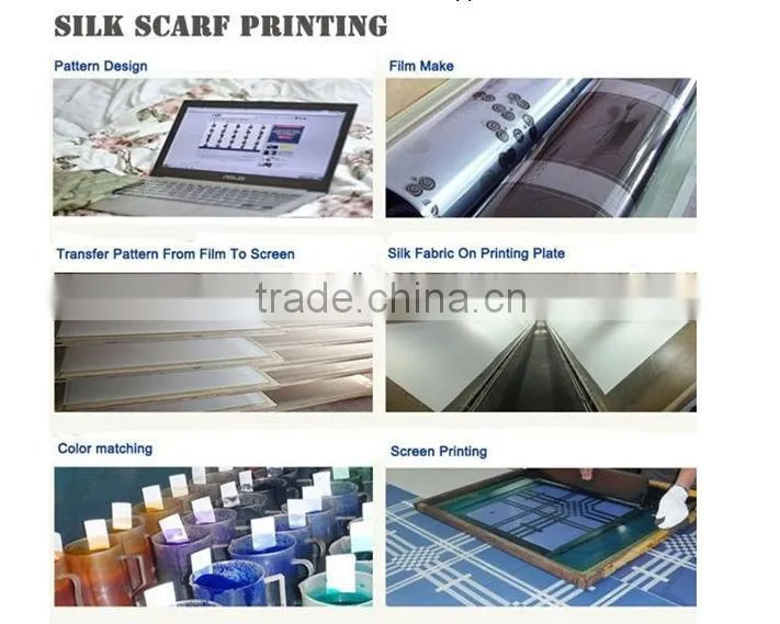 Customer Lady Print Chiffon Shawl
