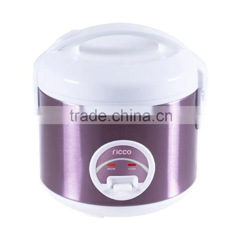 Kitchen appliance electirc mini deluxe rice cooker with flower pattern 1L/5cups