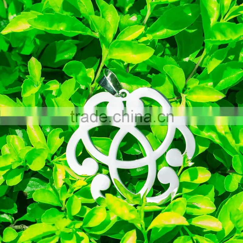 Trendy Stainless Steel European Style Big Size Celtic Jewelry Pendant