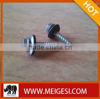 HEX WASHER HEAD SELF-DRELLING SCREW WITH EPDM (DIN7504-K)