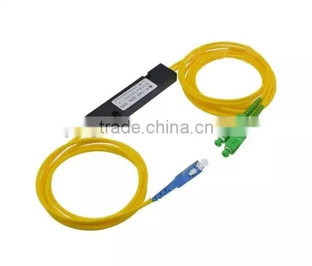 1*2 FTB with SC/APC connector optical fiber splitter