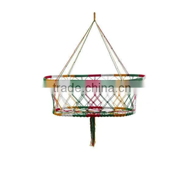 Outdoor and Indoor Multi-Color Rope Baby Swing Bed