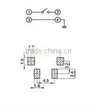 FTHDM13 Tactile Tact Push Button Switch 6x6mm SMD