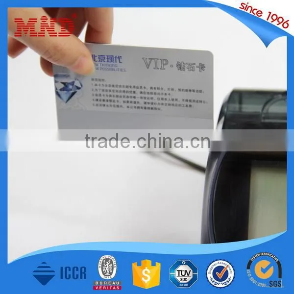 MDP09 different serial number college student RFID ID card with barcode magnetic strip