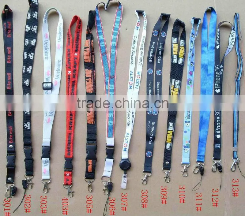 promotion custom printed polyester lanyard custom lanyard