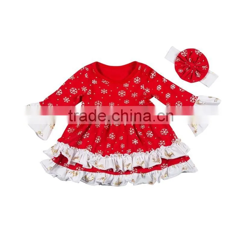 2016 Newest Design Christmas Clothing for Baby Girls,Baby Dress from Yiwu Kapu,Kids Christmas Gifts