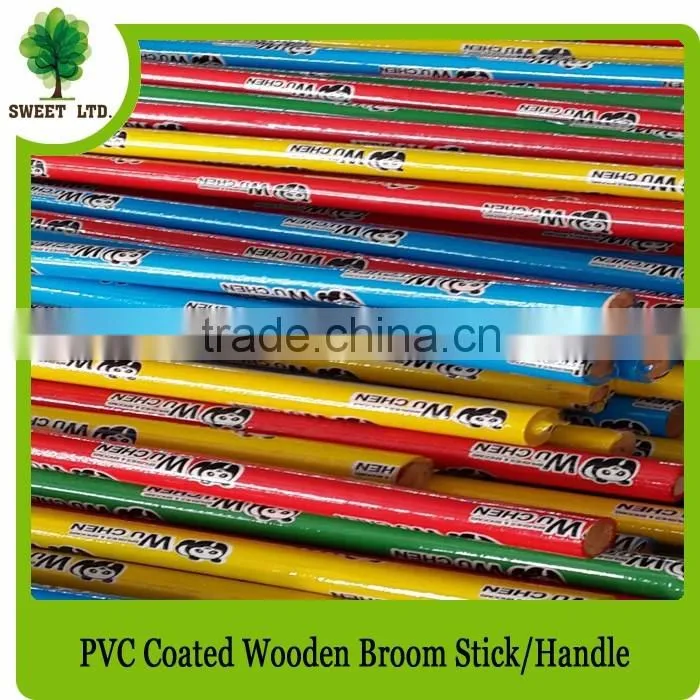 plastic cover eucalyptus material wooden mop handle