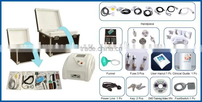 KM ipl shr e-light cavitation with 9 functions