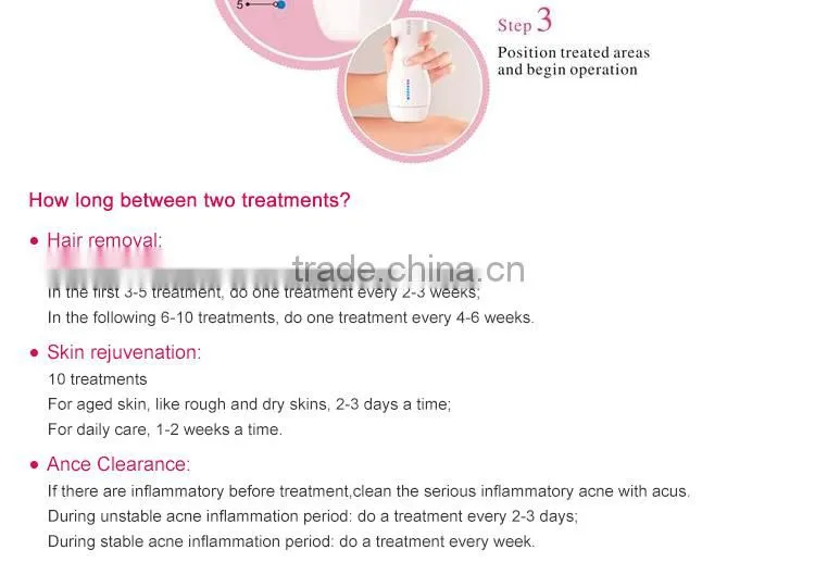 DEESS IPL laser permanent hair removal at home with replaceable lamp