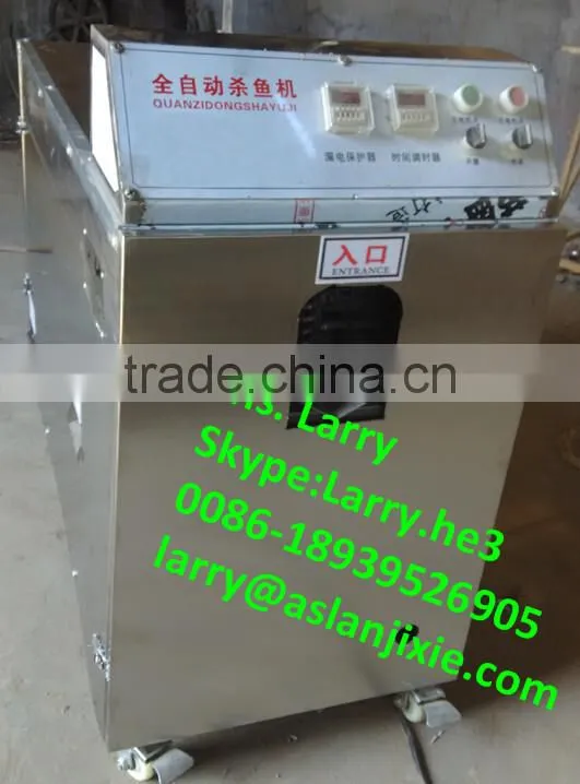 fish descaler/automatic fish fillet machine/fish killing gutting cleaning machine