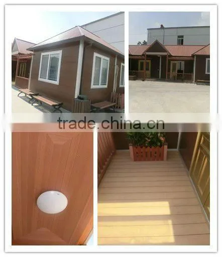 small villa wpc wooden house