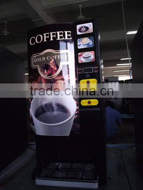 3 hot drinks- Instant mini coffee vending machine
