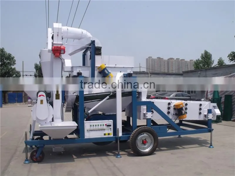 mobile wheat seed cleaning plant