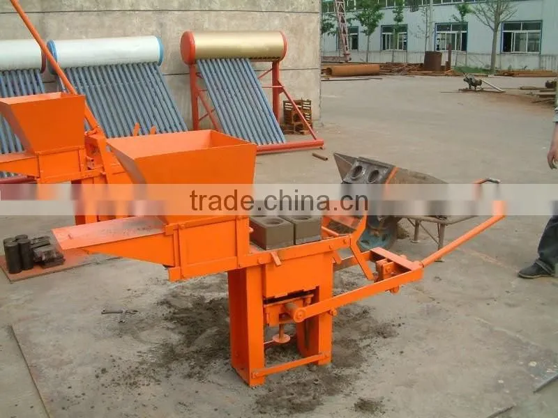 manual interlocking clay brick making machine