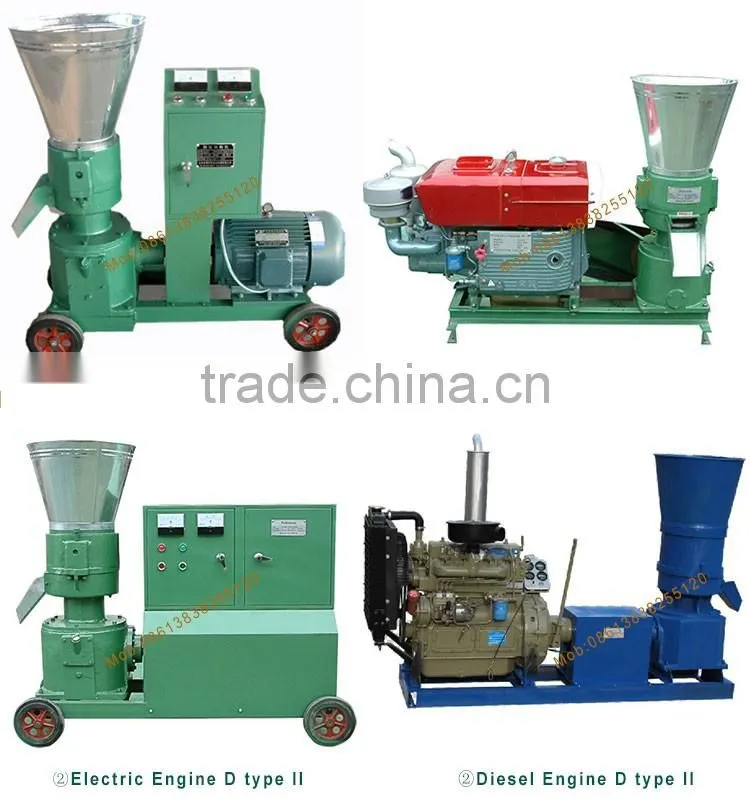 China Supplier munch straw rice husk pellet mill