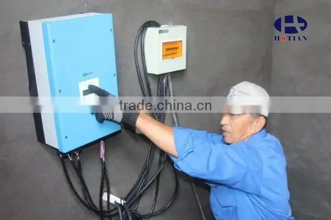 3HP DC/AC Solar Pumping Inverter 3kw~7.5kw, IP65 protection, with Generator or Utility Grid as Complement
