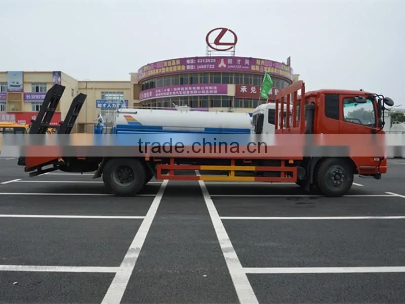 10ton Dongfeng 4x2 low flatbed truck