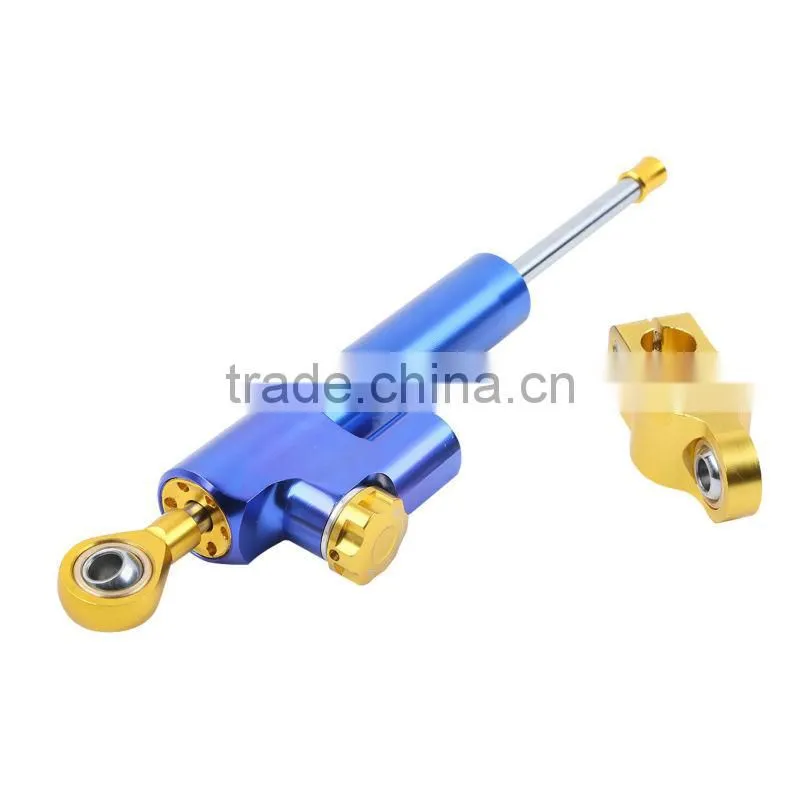 for Universial Motorcycle Adjustable Steering Damper Stabilizer Top Quality Blue