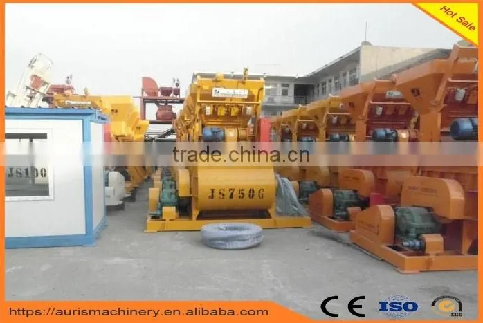 ISO CE approved js750 self loading mixer