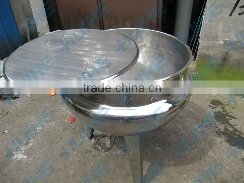 steam heating milk jacketed cooking pot/kettle/vessel