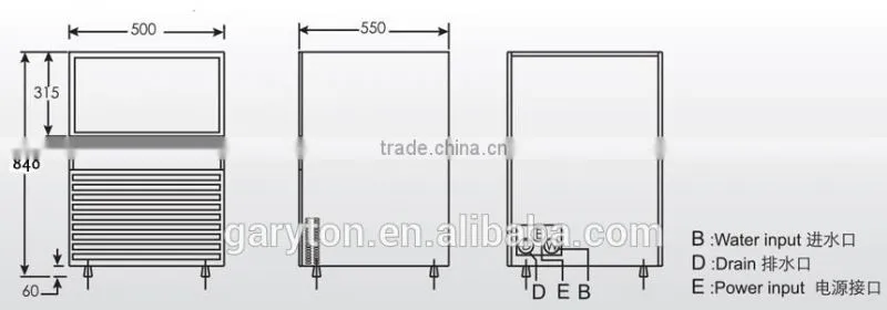 GRT - LB100/120S HOT Sale Ice Block Maker with CE