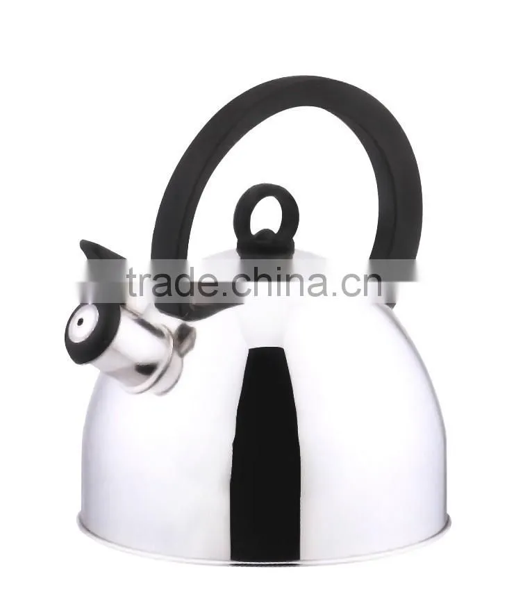 Family Kitchenware 2L mirror polished whistling large water kettle stainless steel kettle
