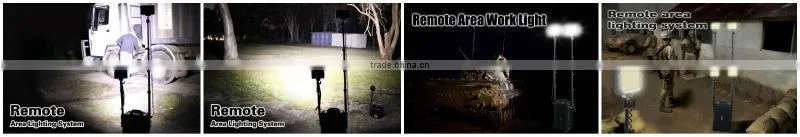 LED High Flux outdoor remote area12v mobile light tower tripod work light