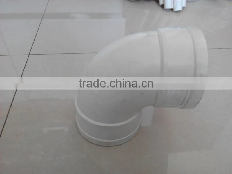 Factory Price PVC DRAINAGE FITTINGS , 90 DEGREE ELBOW