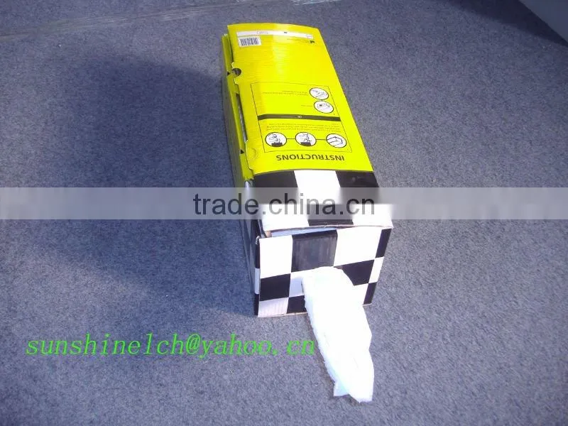white color disposable plastic auto seat covers for auto protection