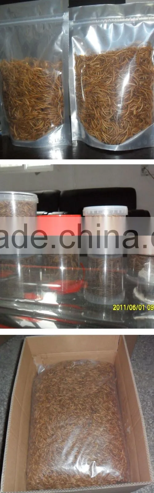 FDA certification dried mealworms for sale