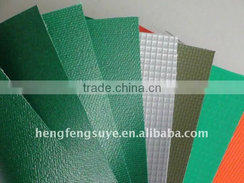 Waterproof High tensile strength PVC laminated and coated Fabric Tarpaulin For Awning