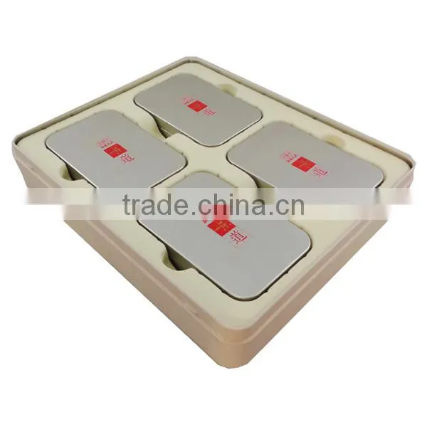 custom empty tea tin box