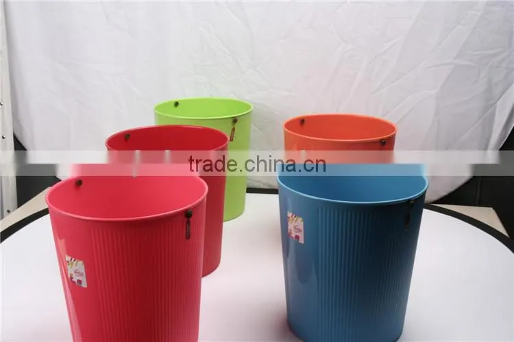 Plastic Widemouth Trash Can Dustbin Waste Bin 10L