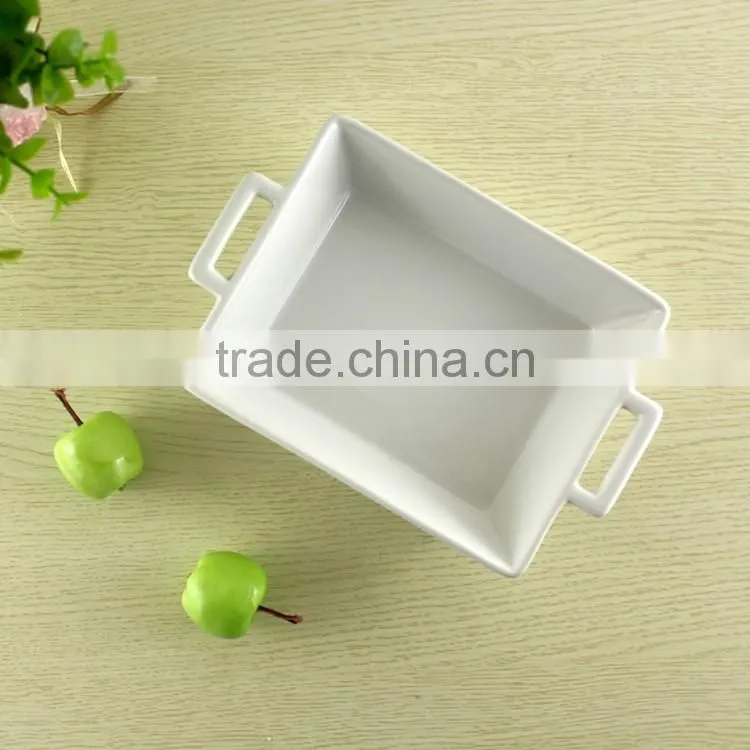 China factory suppliers custom dinnerware ceramic food serving tray