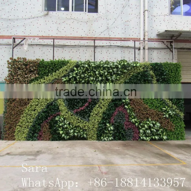 Wholesale price plastic plant vertical everygreen wall,artificial plants for wall