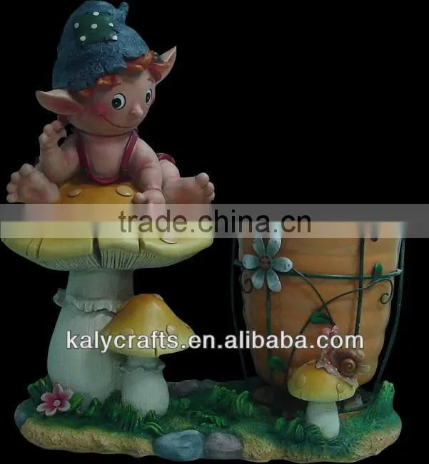 2013 hot sale polyresin elves garden items