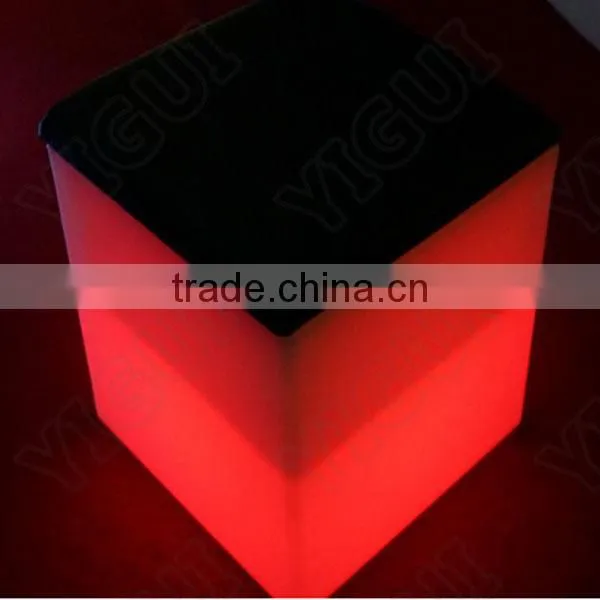 wholesale plastic light up bar chair with RGB color